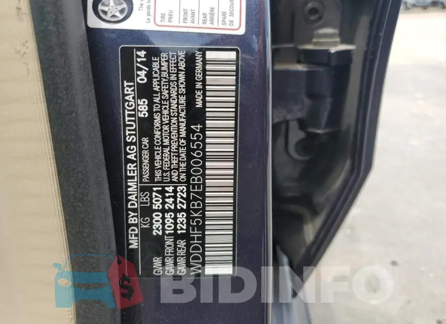 WDDHF5KB7EB006554 Photo# 12