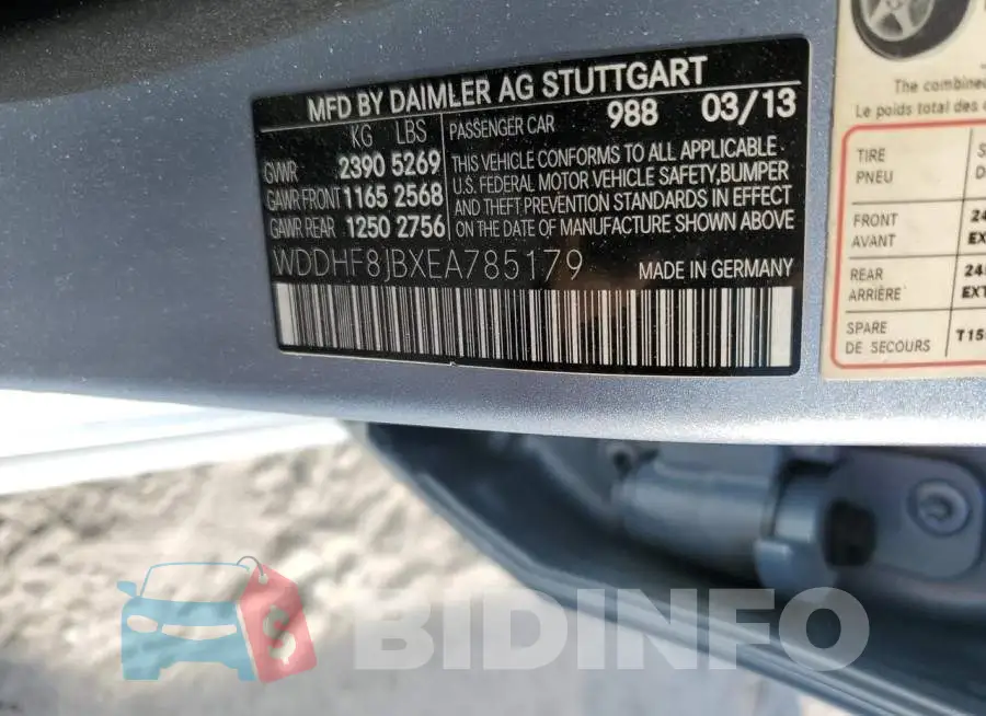WDDHF8JBXEA785179 Photo# 12