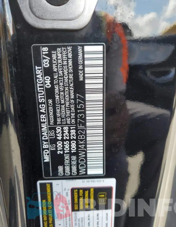 WDDWJ4KB2JF731577 Photo# 12