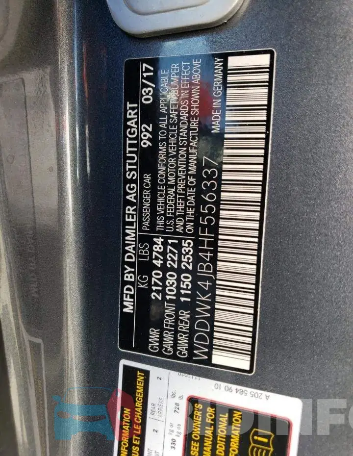 WDDWK4JB4HF556337 Photo# 12