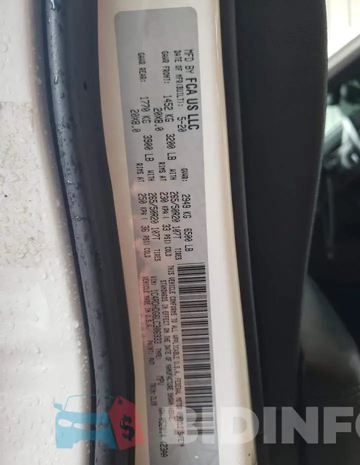 1C4RDHDG6LC306933 Photo# 13