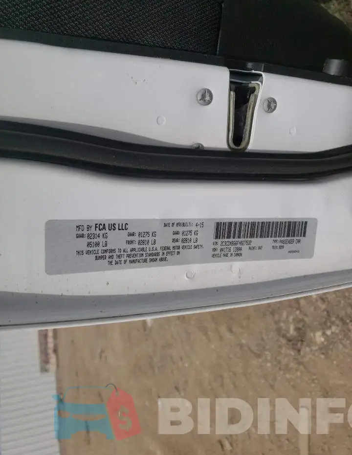 2C3CDXBG6FH827532 Photo# 10