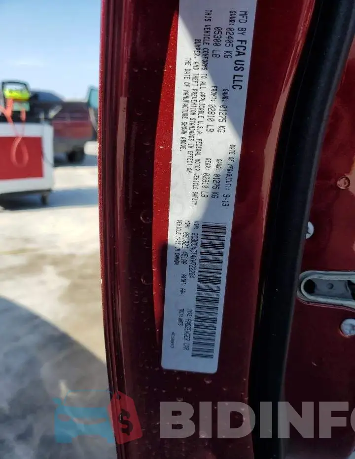 2C3CDXCT4KH722204 Photo# 12