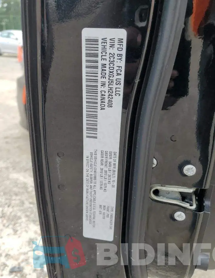 2C3CDXGJ5LH242408 Photo# 12