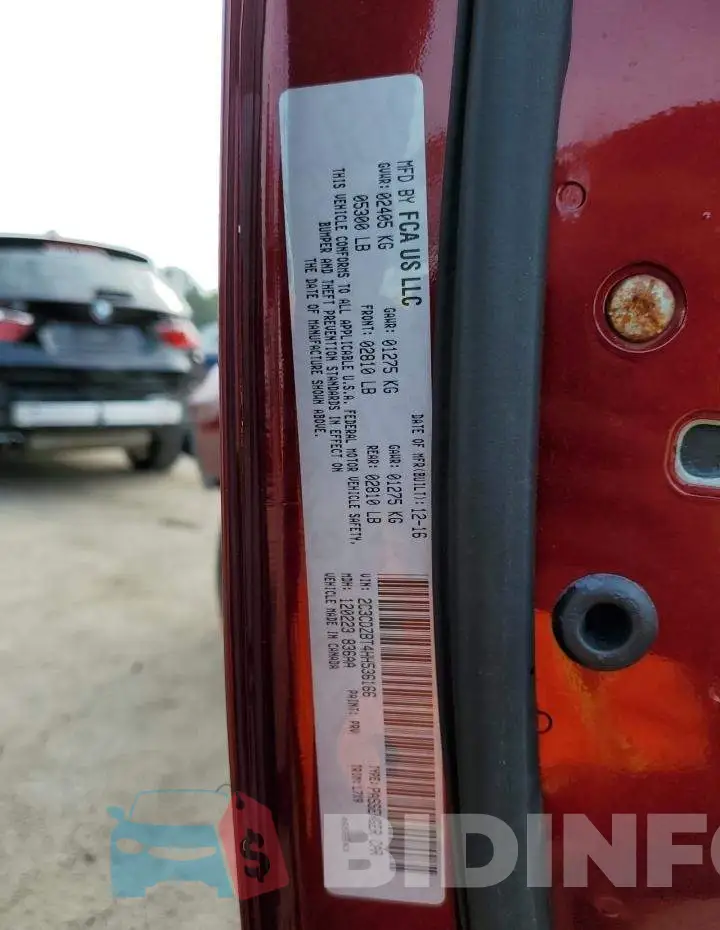 2C3CDZBT4HH536166 Photo# 13