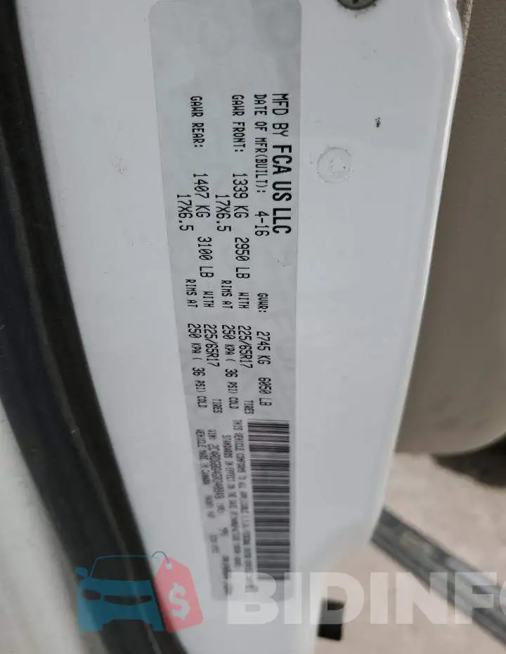 2C4RDGBG4GR348849 Photo# 13
