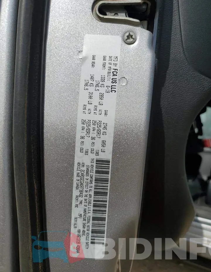 2C4RDGEGXKR736432 Photo# 13
