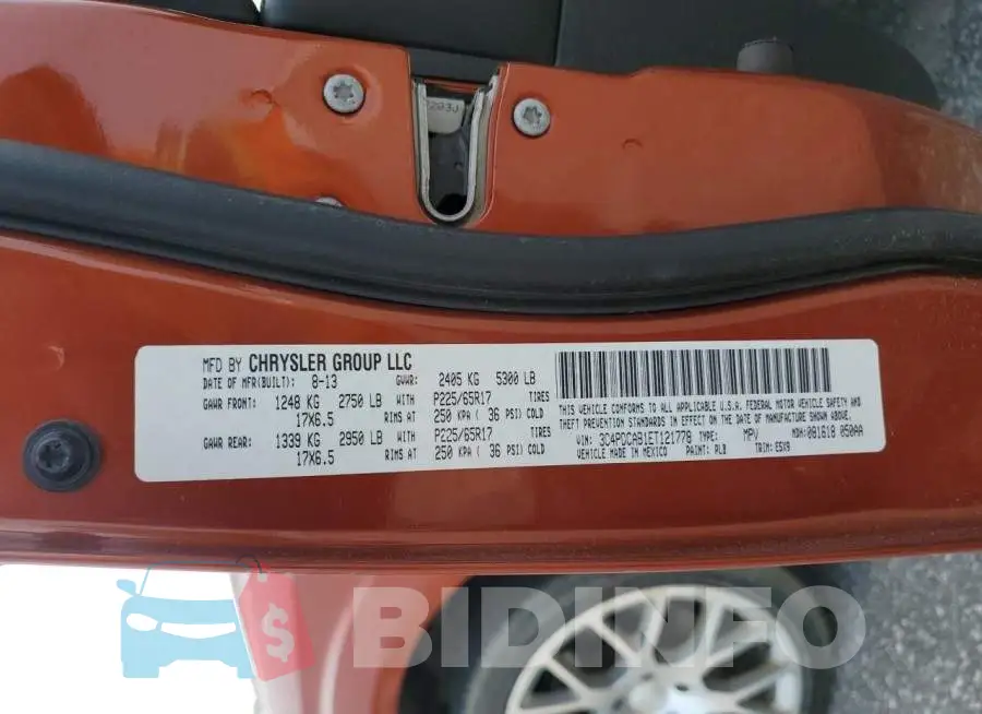 3C4PDCAB1ET121778 Photo# 12