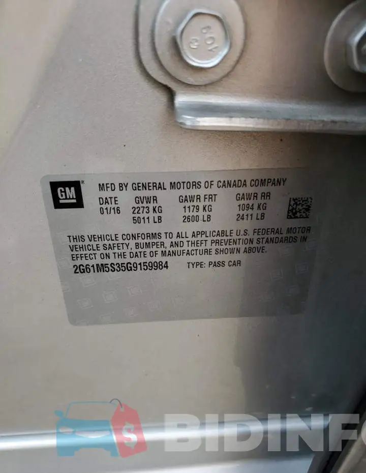 2G61M5S35G9159984 Photo# 13
