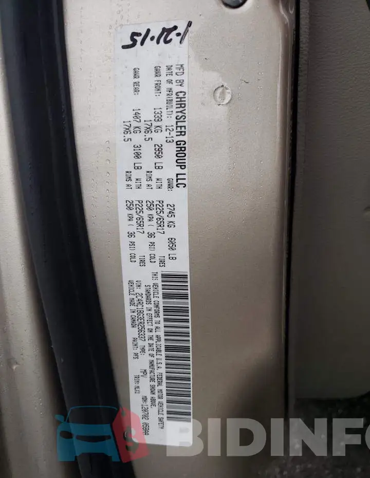 2C4RC1BG3ER256337 Photo# 13