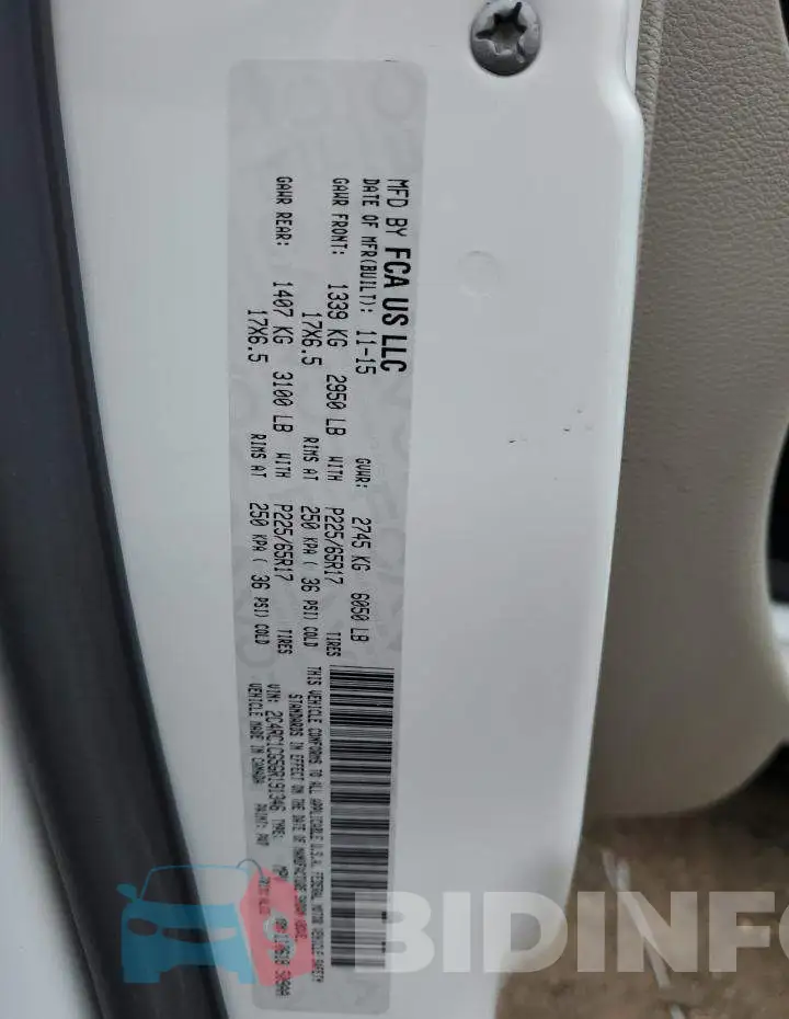 2C4RC1CG5GR191346 Photo# 14