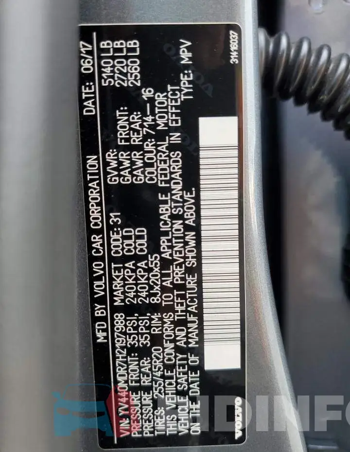 YV440MDR7H2197988 Photo# 14