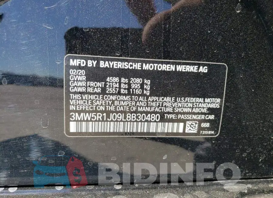 3MW5R1J09L8B30480 Photo# 12