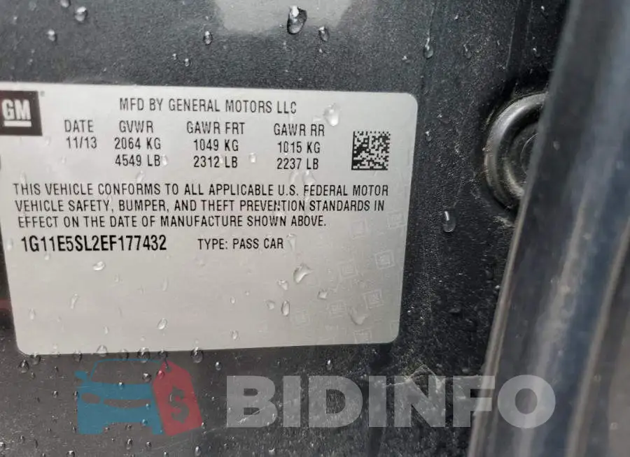 1G11E5SL2EF177432 Photo# 12