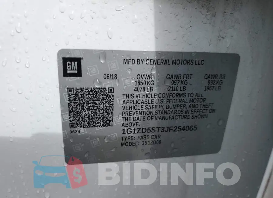 1G1ZD5ST3JF254065 Photo# 13