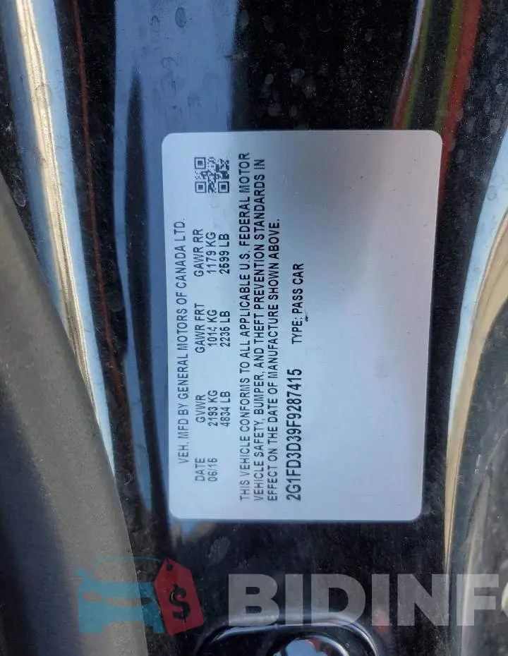 2G1FD3D39F9287415 Photo# 13