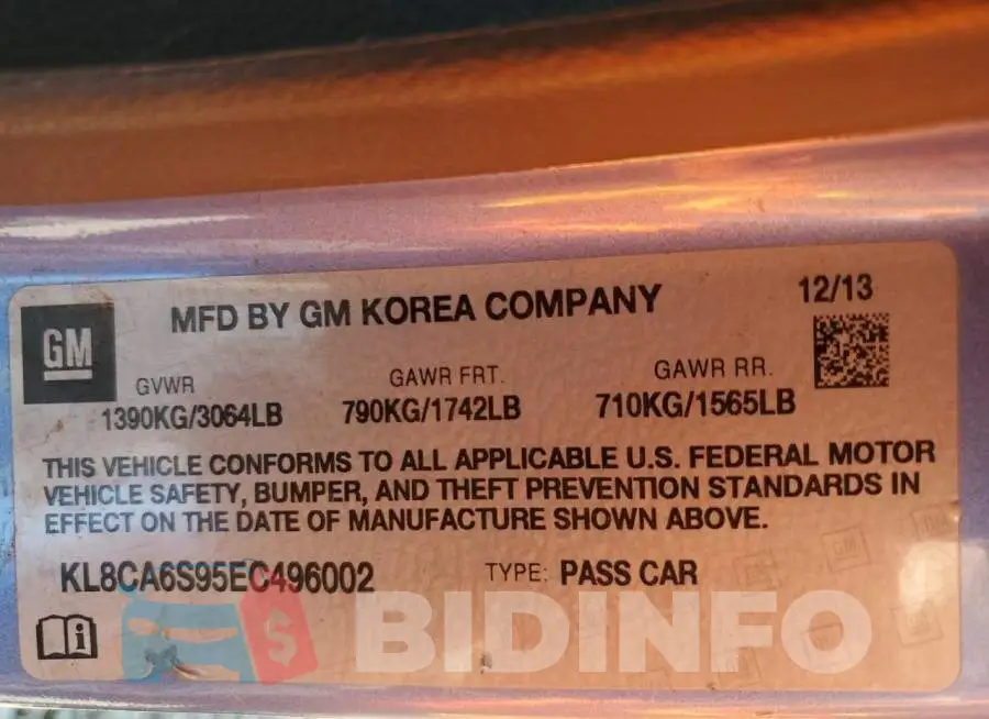 KL8CA6S95EC496002 Photo# 12