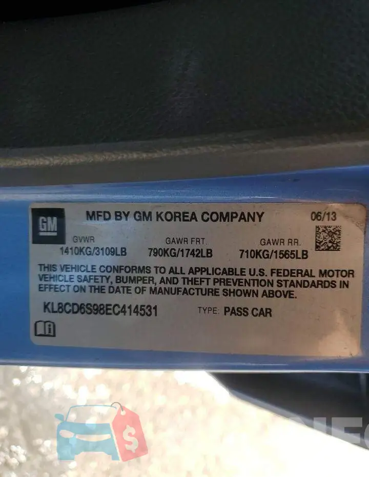 KL8CD6S98EC414531 Photo# 13