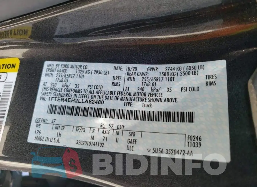 1FTER4EH2LLA82480 Photo# 12