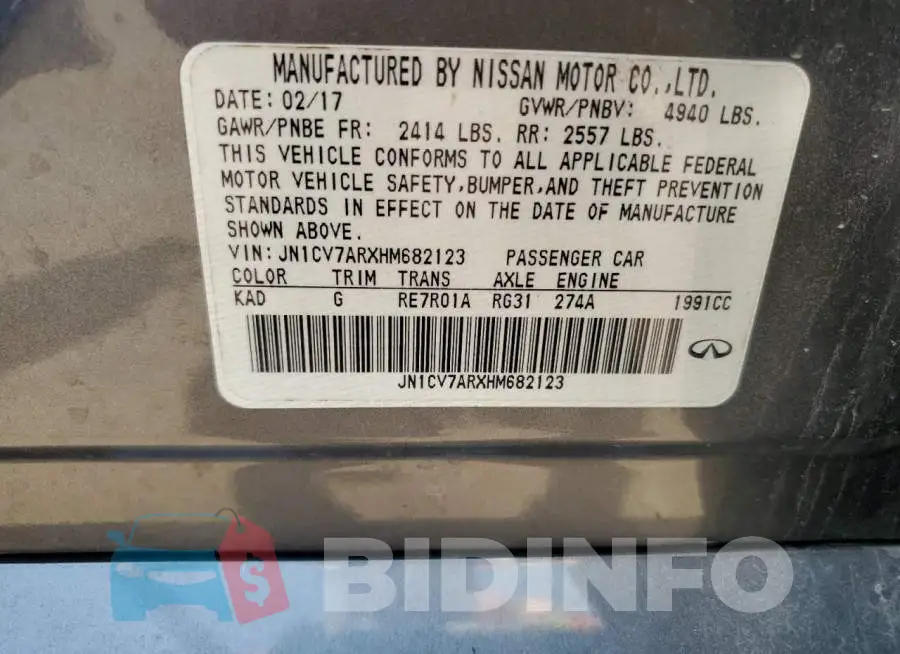JN1CV7ARXHM682123 Photo# 12