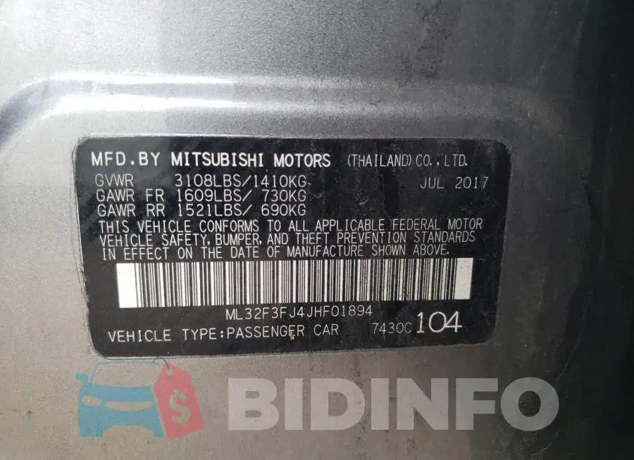 ML32F3FJ4JHF01894 Photo# 12