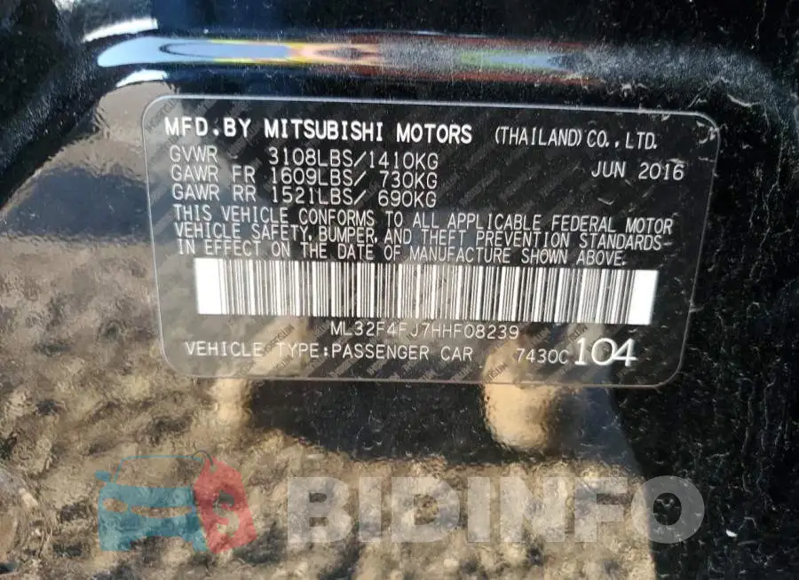 ML32F4FJ7HHF08239 Photo# 13