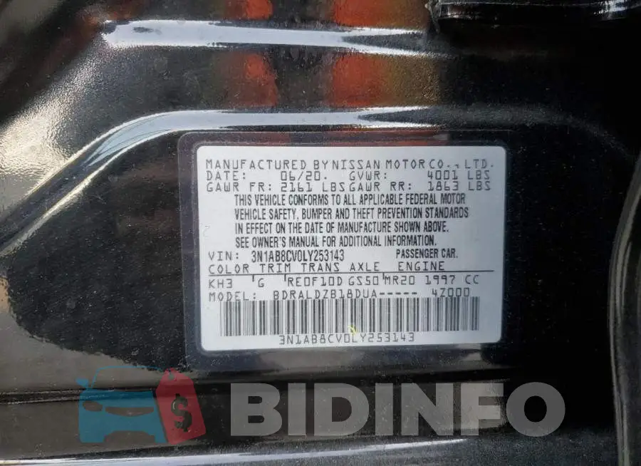 3N1AB8CV0LY253143 Photo# 12
