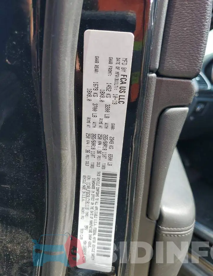 1C4RJFBG9LC181118 Photo# 13