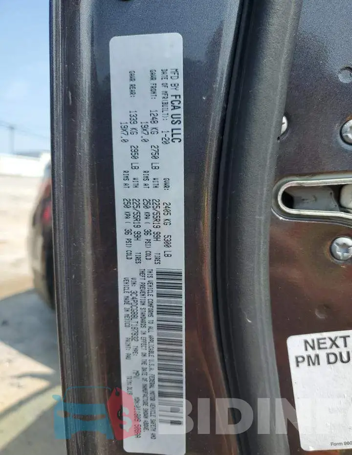 3C4PDCGB8LT187832 Photo# 13