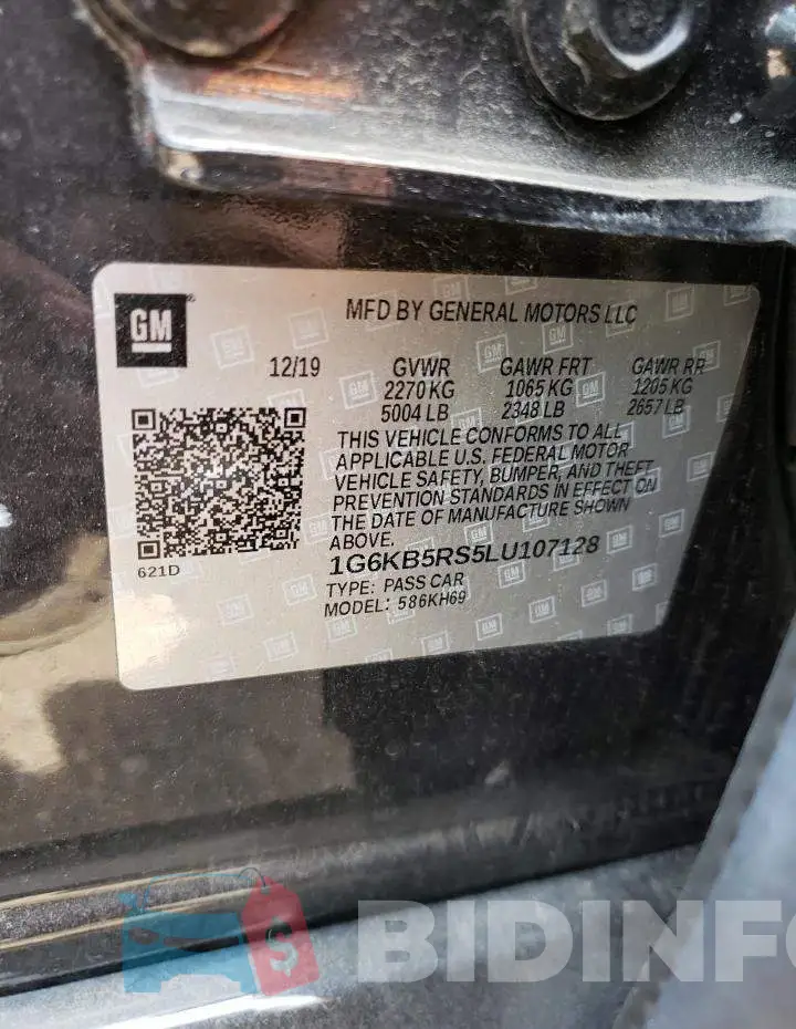 1G6KB5RS5LU107128 Photo# 12