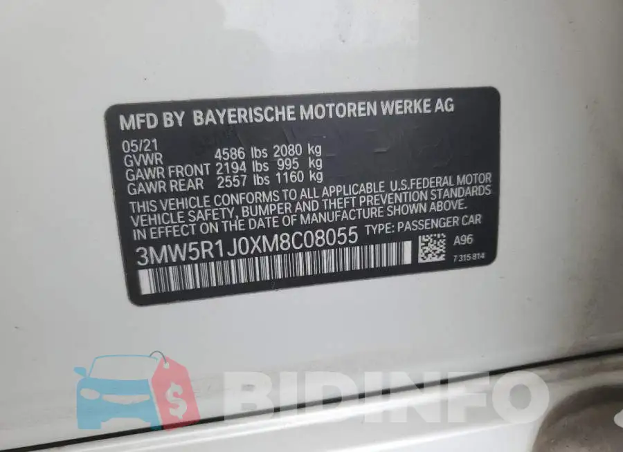 3MW5R1J0XM8C08055 Photo# 12