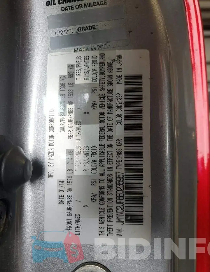 JM1NC2JF6E0235957 Photo# 13