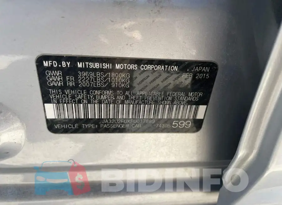 JA32U2FUXFU017889 Photo# 10
