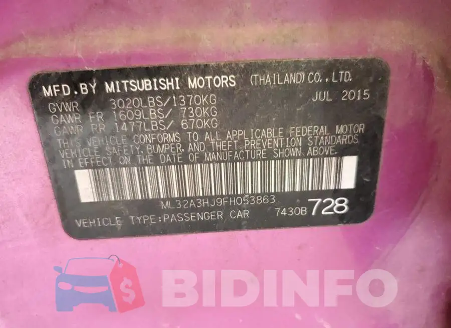 ML32A3HJ9FH053863 Photo# 13