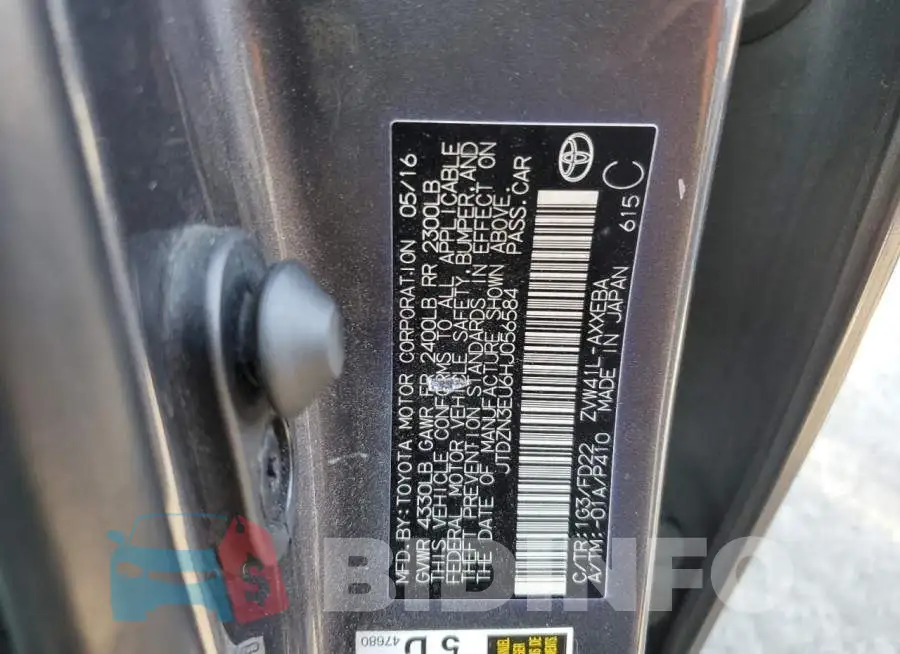 JTDZN3EU6HJ056584 Photo# 13