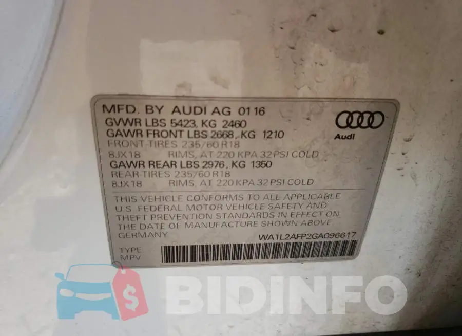 WA1L2AFP2GA096617 Photo# 12
