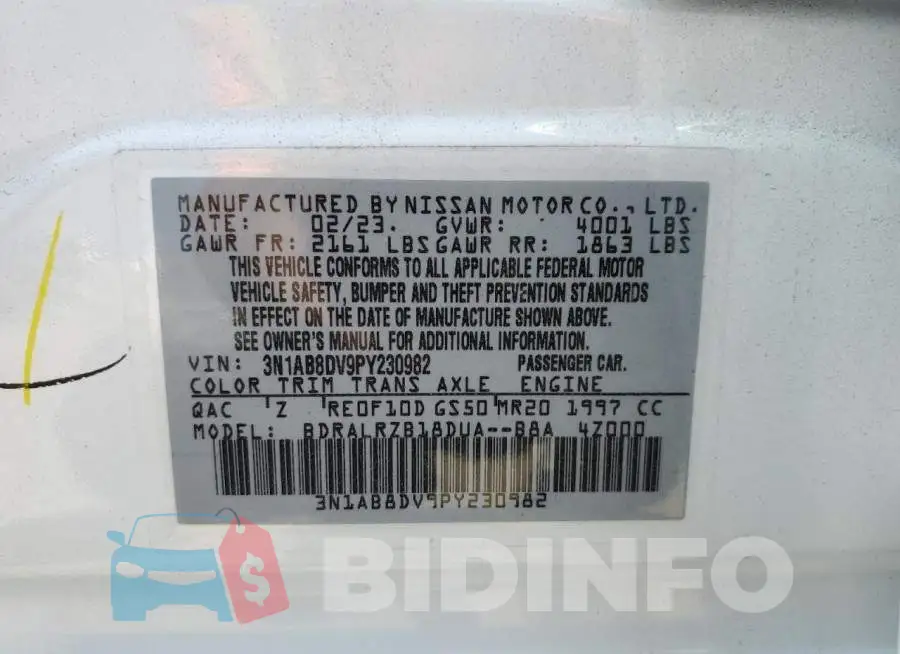 3N1AB8DV9PY230982 Photo# 12