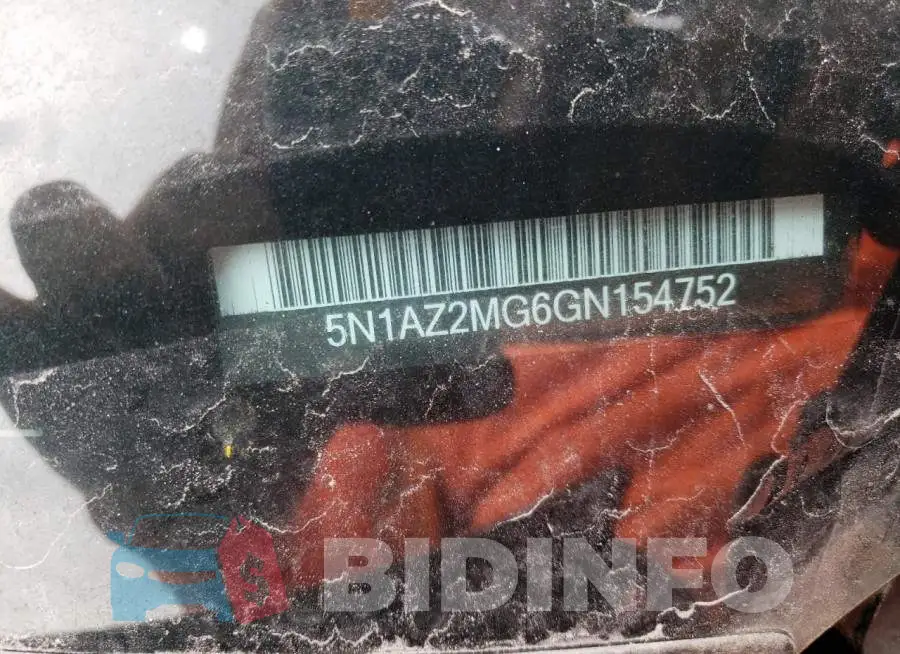 5N1AZ2MG6GN154752 Photo# 13