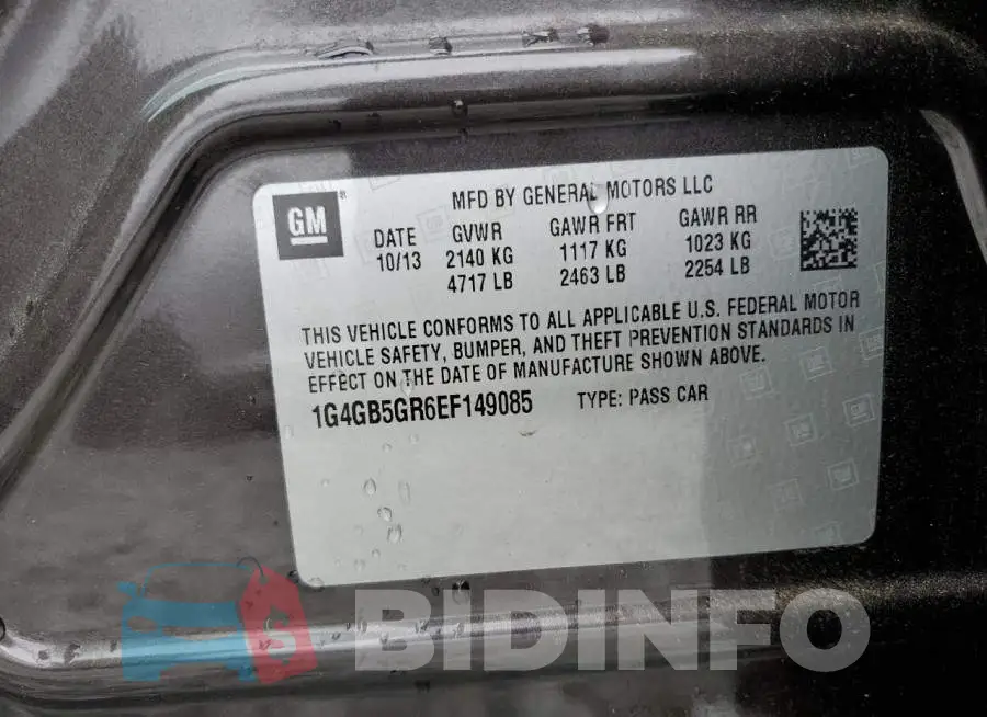 1G4GB5GR6EF149085 Photo# 12