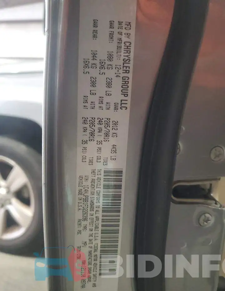 1C4NJPBB1FD226396 Photo# 13