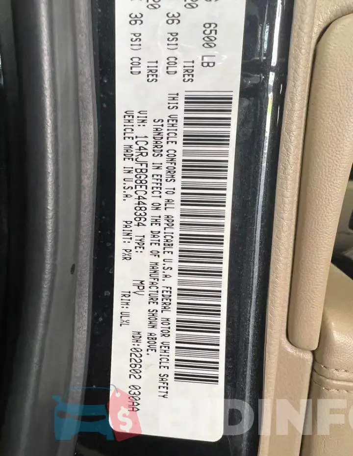1C4RJFBG8EC448364 Photo# 10