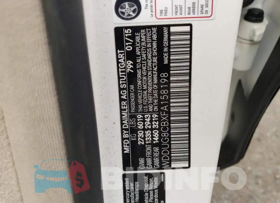 WDDUG8CBXFA158198 Photo# 13