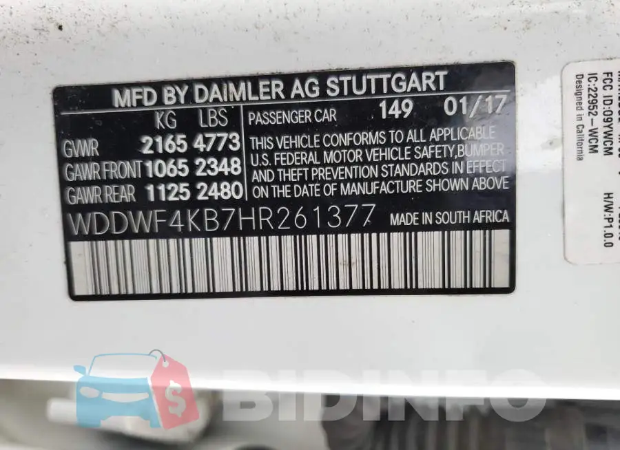 WDDWF4KB7HR261377 Photo# 13