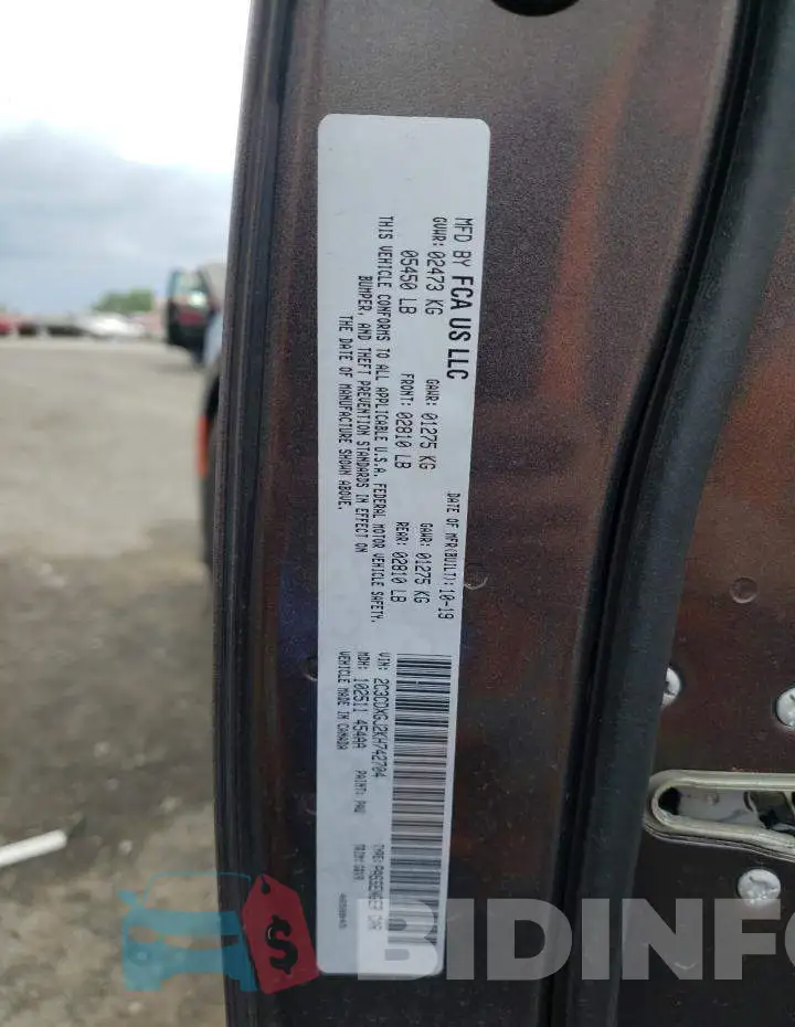 2C3CDXGJ2KH742704 Photo# 12