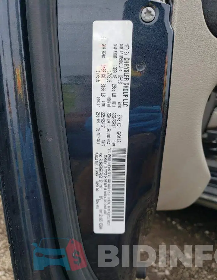 2C4RDGBG8ER251117 Photo# 13