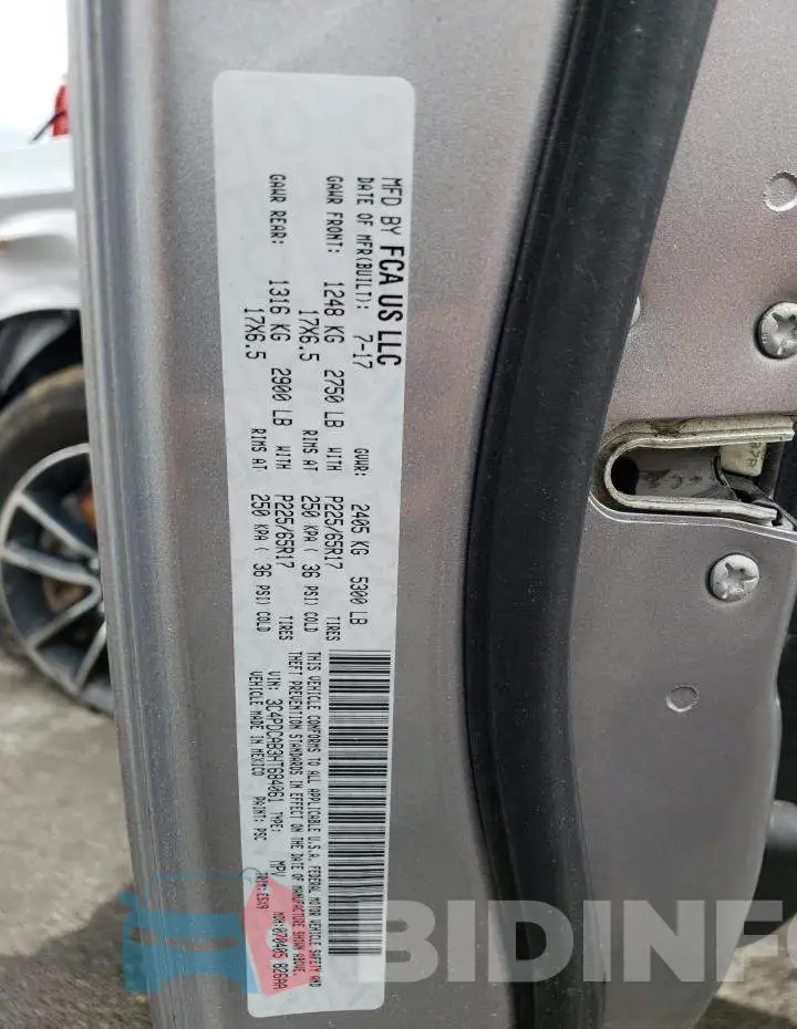 3C4PDCAB3HT684061 Photo# 13