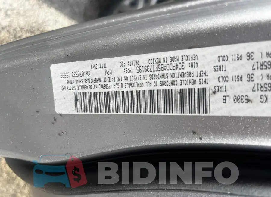 3C4PDCAB5FT739185 Photo# 10
