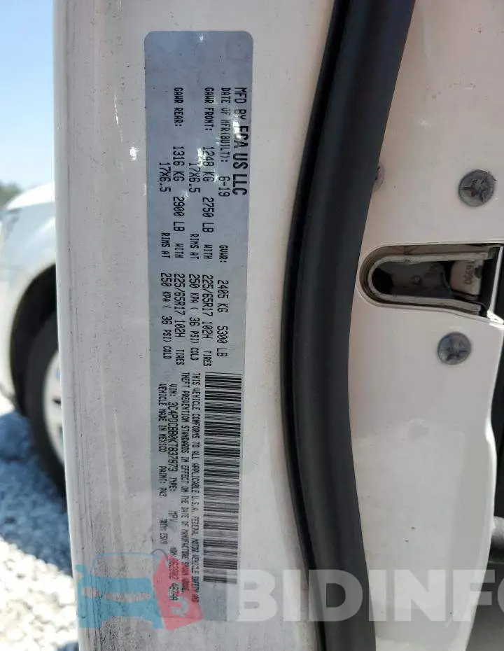 3C4PDCBB0KT837873 Photo# 13