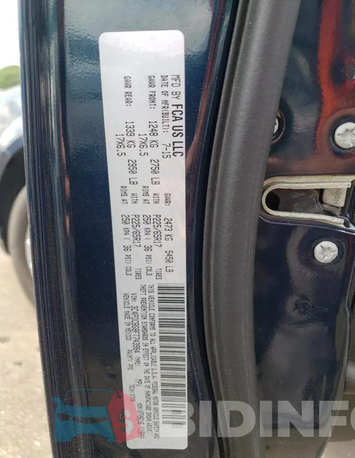 3C4PDCBG8FT743984 Photo# 13