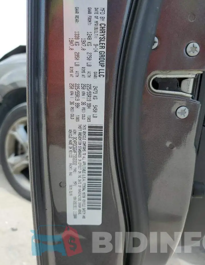 3C4PDCGG0FT553332 Photo# 12